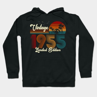 Vintage 1955 Shirt Limited Edition 65th Birthday Gift Hoodie